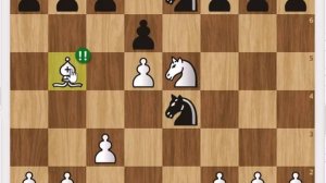 Шахматная ловушка с необычным 3 ходом за белых