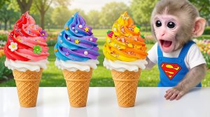 Мультики для детей. Обезьянка продает мороженое, мультик/видео про обезьянку