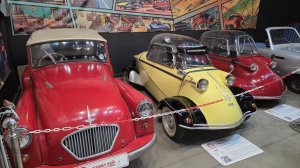 Экспозиция по мотоколяскам в Автомузее "Автомобили Мира"