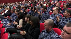 Военную драму "Малыш" посмотрели сотрудники Росгвардии, кадеты и курсанты.