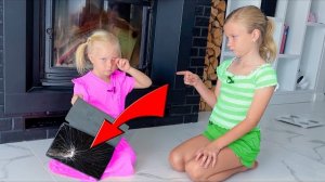 СОФУНЬЯ ШАЛУНЬЯ - НИКА РАЗБИЛА ПЛАНШЕТ СОФИИ.