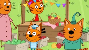 Три кота. Три кота посылка от бабушки.Часть9