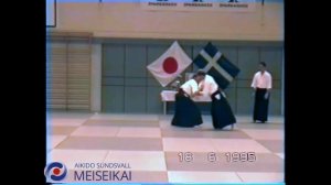 67.Aikido Ai Hanmi Ikkyo nr2 Nishio Sensei Uppsala 1995