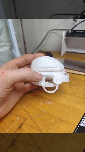 Шлем хоккеиста. 3Д печать.