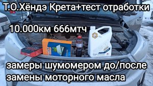 Хëндэ Крета уже 50.000км на маслах ВМПавто. Очередное Т.О. ВМПавто Модерн 5w30