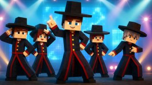 Танцевальный челлендж в стиле Minecraft: кто круче.