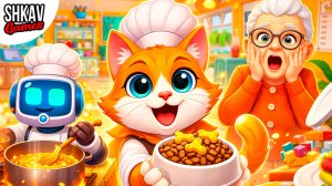 КОТ открывает КОШАЧЬЕ КАФЕ! БАБУЛЯ в ШОКЕ! I AM CAT VR! / Часть 71