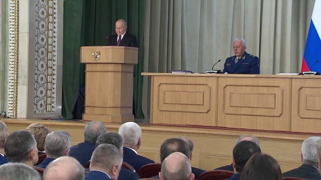 Putin: Expanded meeting of the Prosecutor General's Office board смотреть онлайн