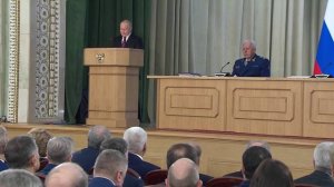 Putin: Expanded meeting of the Prosecutor General's Office board
