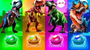 Coffin Dance Динозавры 366 уровень - Мультики про Динозавров | МУЛЬТФИЛЬМЫ ДИНОЗАВРЫ в Tiles Hop