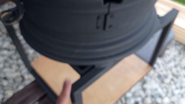 Печь для Казана из Автомобильных Дисков