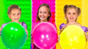 Детская песня про воздушный шар. Песни для детей от Майи и Маши+Веселые детские сборники