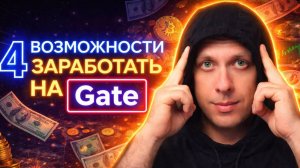 4 способа заработать на криптовалюте на бирже Gate. Заработок в интернете с вложением
