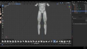Cyborg Hard Surface Character Creation in Blender (2) 3 - Legs & Feet Basic Shapes