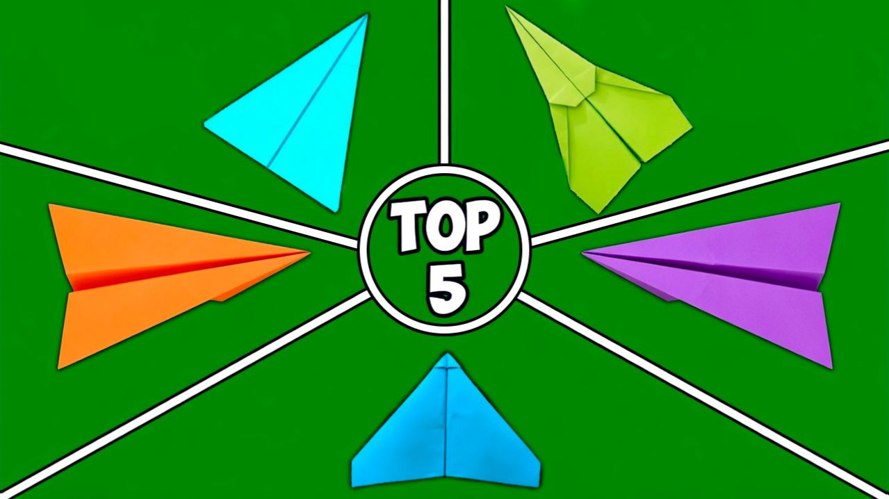 САМОЛЕТ из бумаги. 🛩️Как сделать САМОЛЕТ который ДОЛГО летит