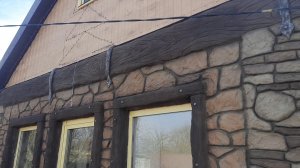 оформление фасада дома декоративный камень мастер Геннадий