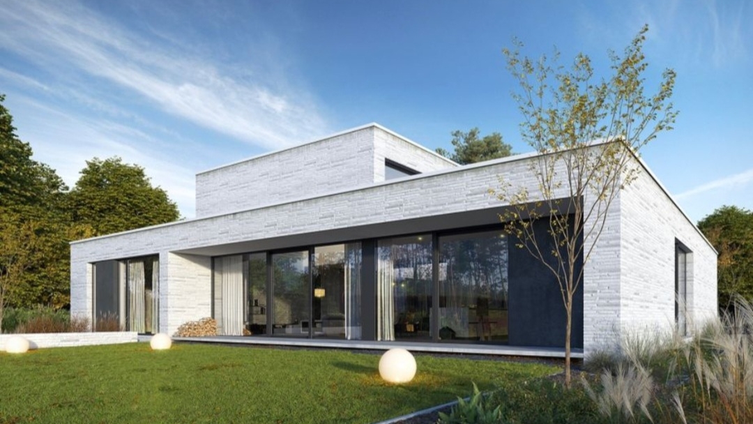 Крутой новый дом в стиле хай-тек