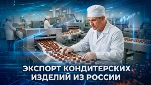 Россия обновила рекорд по экспорту сладостей | Вместе выгодно