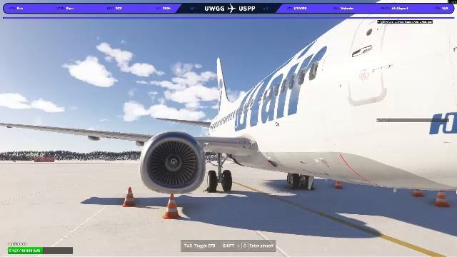 CSS 737-500, MSFS2024, Vatsim, UTA005, Nizhny Novgorod(UWGG) - Perm(USPP)