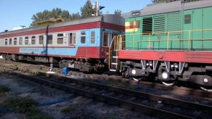 Подвижной состав на Витебском вокзале:  ТЭП70, ЧМЭ3, DR1A-312, ТЭП70БС