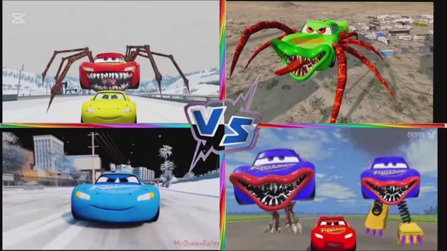 МОЛНИЯ МАКВИН против ГИГАНТСКОГО ПАУКА 🏎️🕷️ Смешные МУЛЬТИКИ-ПОГОНИ для детей ✨🔥