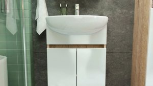 Тумба с раковиной AURA Глория 60 напольная, дуб кантри