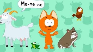 Как говорят животные  песенка от Котэ и Синего трактора - песенки для детей!