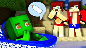 ДЖЕЙ ДЖЕЙ НАШЁЛ БРОШЕННОГО РЕБЁНКА - МАЙНКРАФТ МУЛЬТИКИ