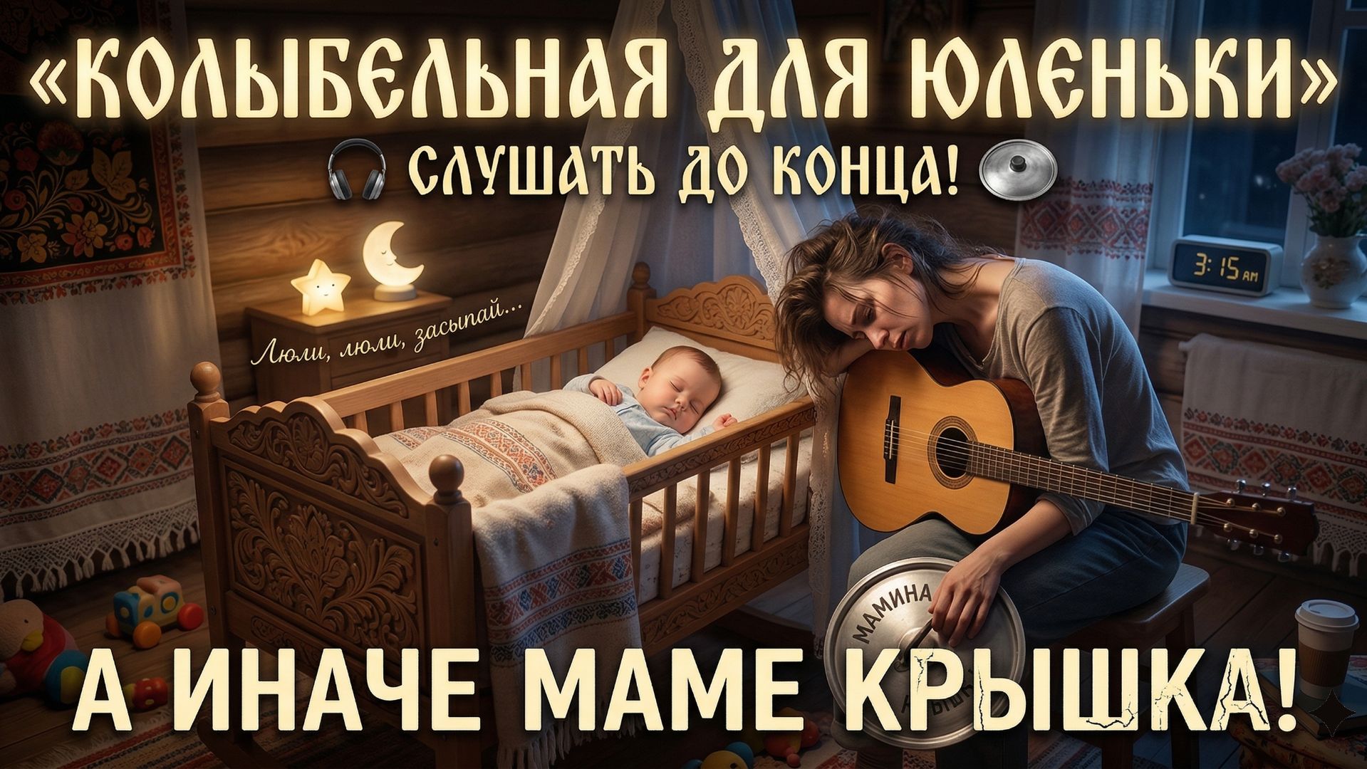 Колыбельная для доченьки Юли. Люли-люли-люленьки. Автор Мираж