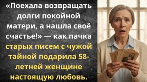 Письма матери перевернули мою жизнь | Истории из жизни