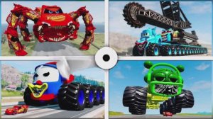 МАКВИН-МОНСТР против ШКОЛЬНОГО АВТОБУСА 🏎️🚌 ВЕСЕЛЫЙ ТАНЕЦ: Смешные МУЛЬТИКИ про МАШИНКИ ✨🔥