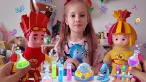 Фиксикии. Опыты. Симка, Фаер и Нолик