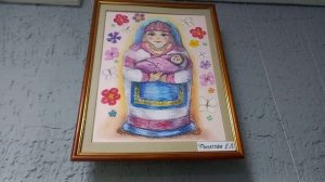 "Мать и дитя"- выставка работ художников -любителей клуба "Творчество".