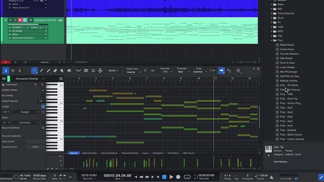 Как конвертировать аудио в MIDI Fender Studio Pro 8