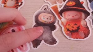 РАСПАКОВКА ПАКЕТИКА С НАКЛЕЙКАМИ ЛАБУБУ