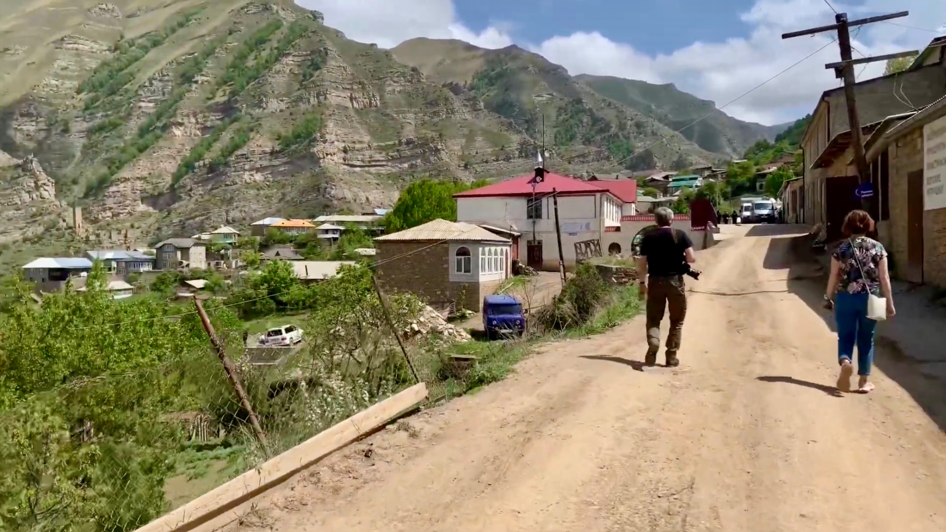 Селение Кахиб , дорога к старому Кахибу Дагестан май 2024