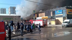 Пожар на рынке в Андреевке. Часть 2.