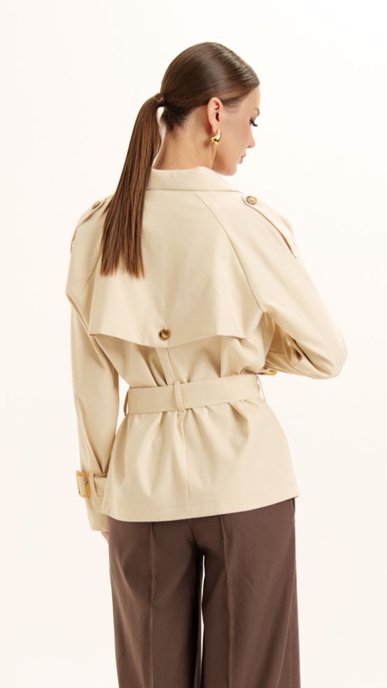 😍 Блуза-тренч и брюки шоколадного оттенка идеальное сочитание