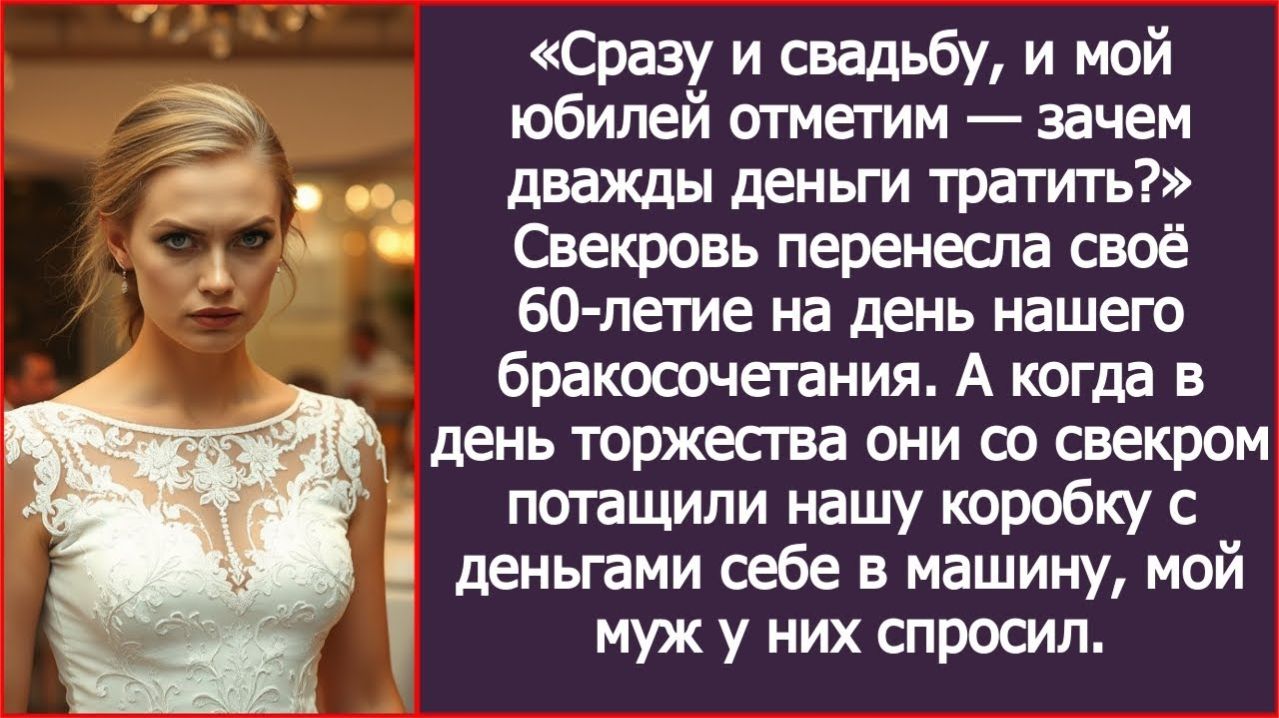 Зря мы согласились объединить нашу свадьбу и юбилей свекрови. | ИСТОРИЯ ИЗ ЖИЗНИ | АУДИО РАССКАЗ