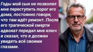 Истории для Вас/Годы мой сын не позволял мне переступить порог его дома, постоянно говоря....