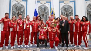 Вручение государственных наград победителям и призёрам ХIV Паралимпийских зимних игр