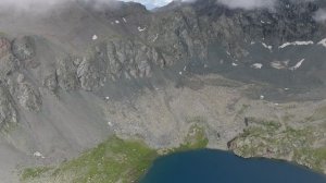 Полёт над Северным склоном гор Архыза и озёрами