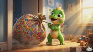 Что в волшебном мешке? Развивающая Песенка для малышей | Динозаврик Тоша |