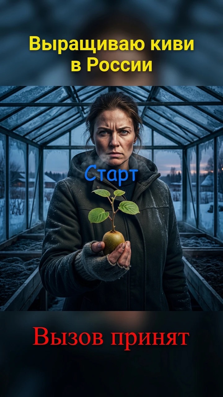 Выращиваю киви в России старт