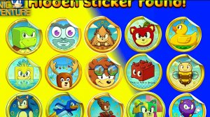 Соники ищут все 15 скрытых наклеек Super Sonic Adventure