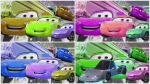 ЧЕТЫРЕ ЦВЕТНЫХ МАКВИНА и ВЕСЕЛЫЙ ТАНЕЦ 🌈 Смешные МУЛЬТИКИ про МАШИНКИ ✨🚀