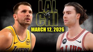 13.03.2026 | ОБЗОР МАТЧА | Лос-Анджелес Лейкерс - Чикаго Буллз | Highlights