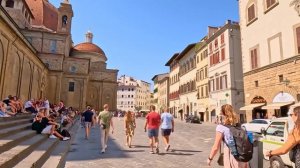 Флоренция пешком 4K 🇮🇹 Италия | 2 часа | Объемный звук | Часть 1