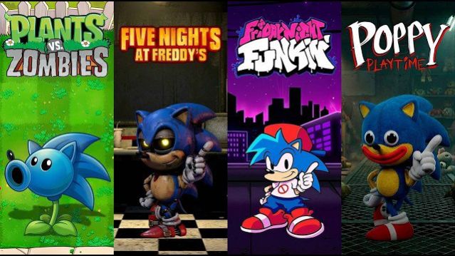 SONIC В ЧЕТЫРЕХ РАЗНЫХ ЛЮБЫМЫХ ИГРАХ!! ЭТОГО НЕ МОЖЕТ БЫТЬ!! РЕАКЦИЯ