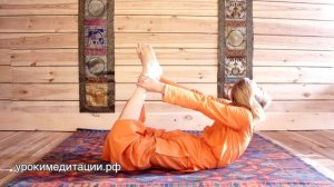 Джанурасана или очищение семи тканей тела. Асана.